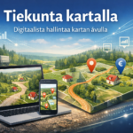 tiekunta kartalla